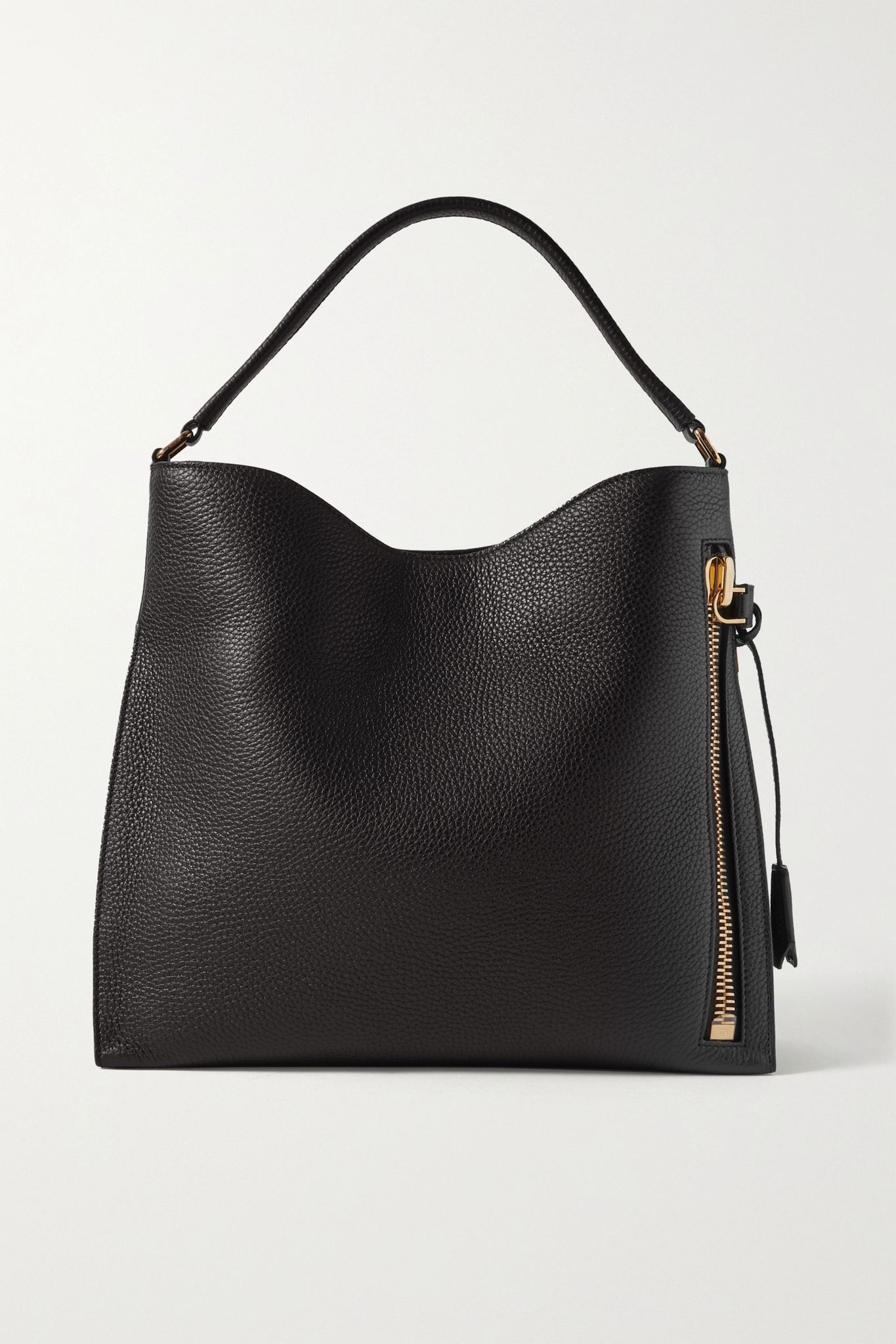 Alix textured-leather shoulder bag - 1