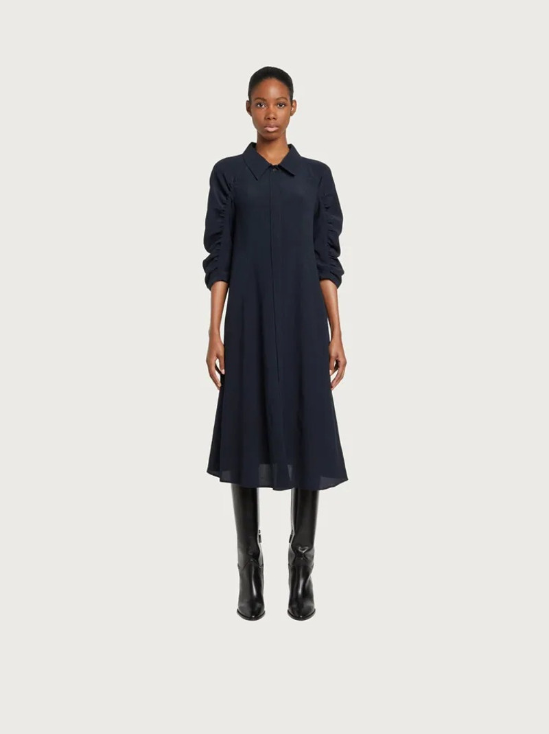 FERRAGAMO CREPON SILK DRESS outlook