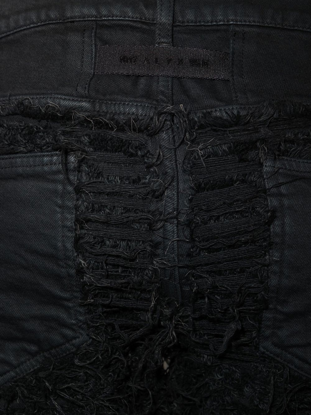 x Blackmeans distressed straight-leg jeans - 4