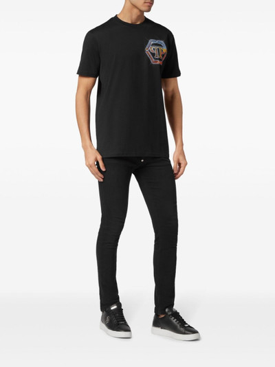 PHILIPP PLEIN logo-print cotton T-shirt outlook