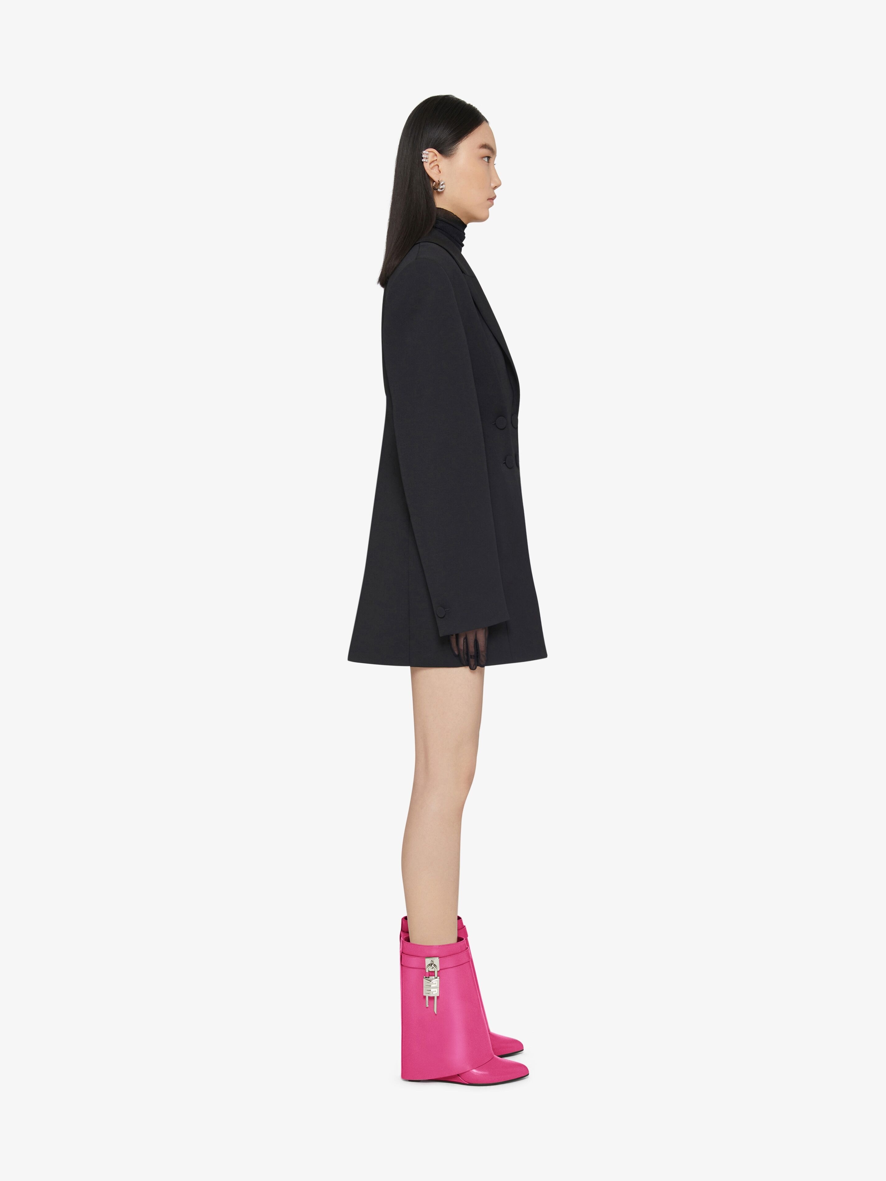 SHARK LOCK ANKLE BOOTS IN LEATHER - 2