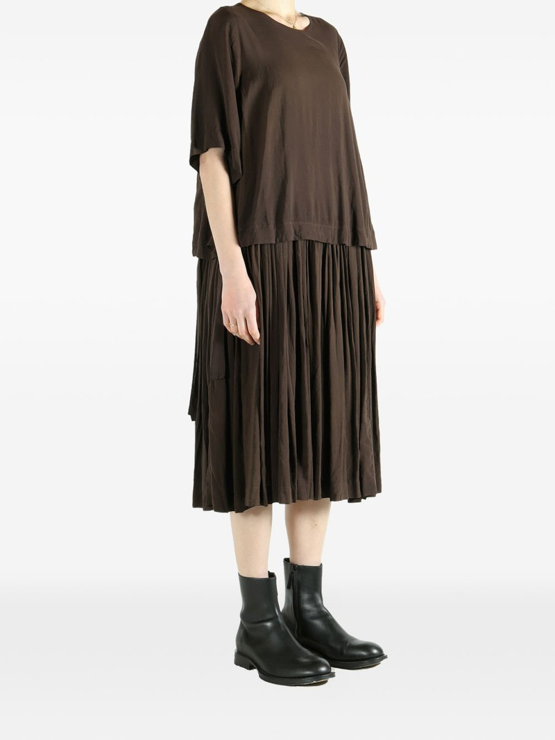 CASEY/CASEY pleated midi dress outlook