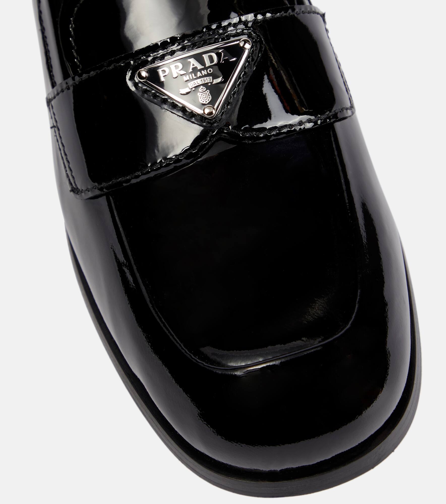Patent leather loafers - 6