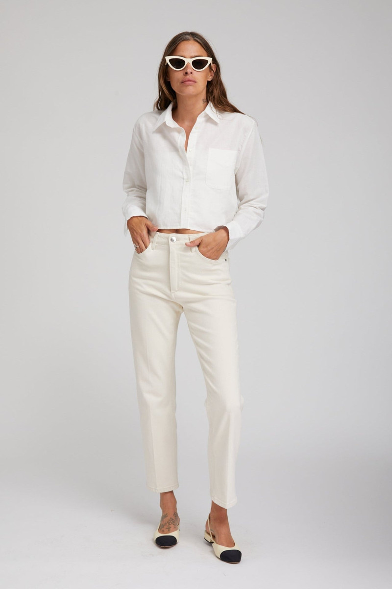 SPRWMN EARHART CROPPED STRAIGHT LEG DENIM outlook