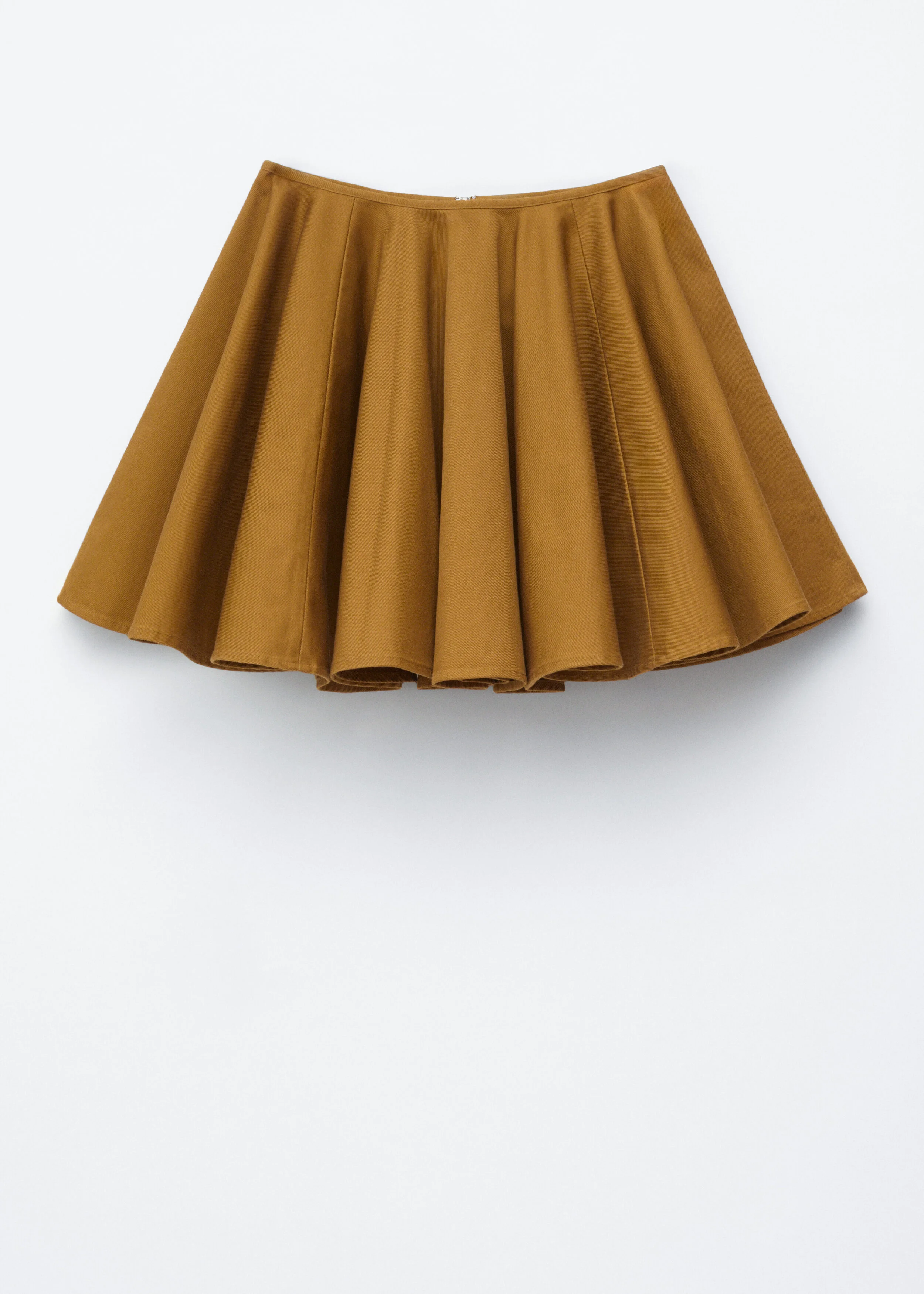 Cotton Circle Mini Skirt - 1