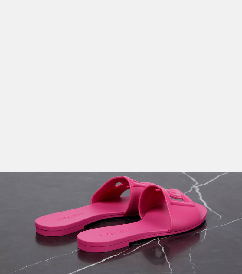 Dolce & Gabbana DG rubber slides outlook