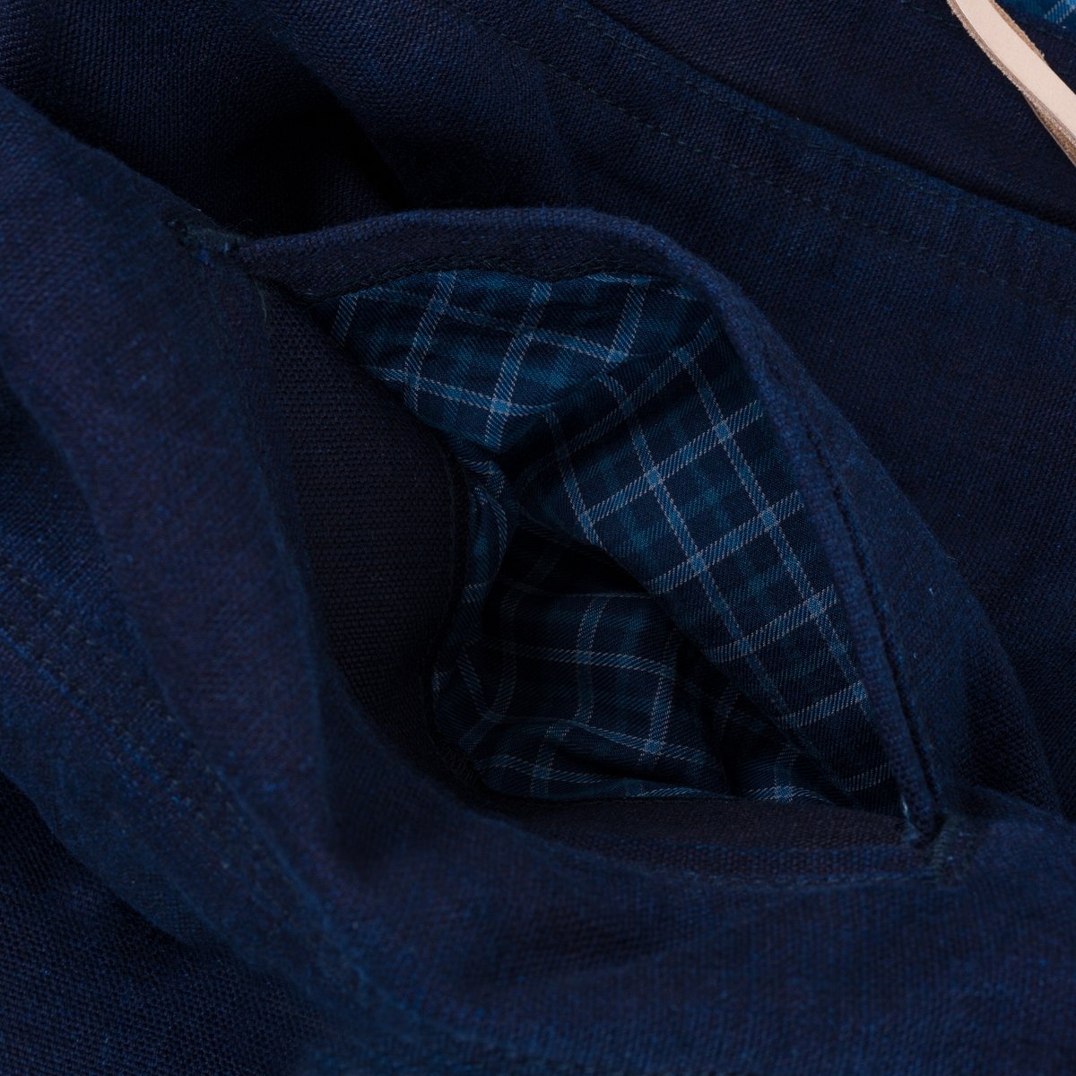 IHJ-135-IND 13oz Oxford Cloth Riders Jacket - Indigo - 18