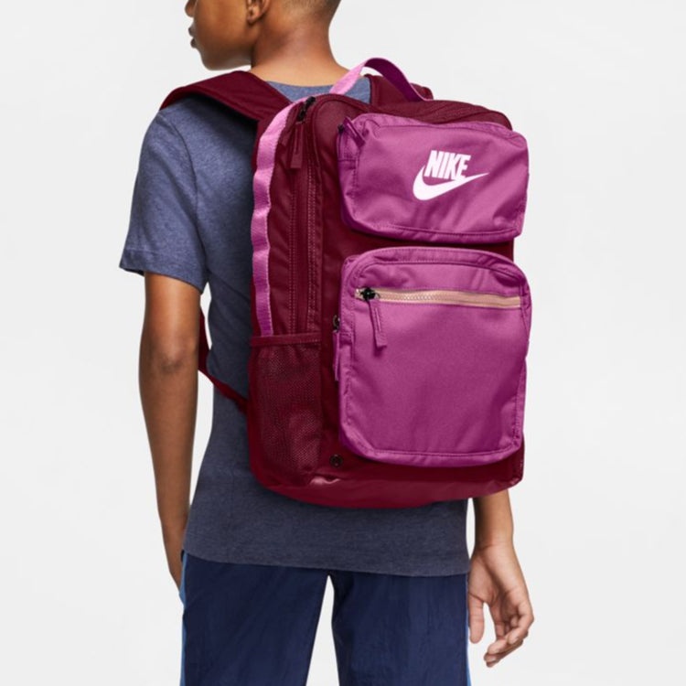 (WMNS) Nike Casual Sports Travel Bag Schoolbag Backpack 'Red Pink' BA6170-638 - 5