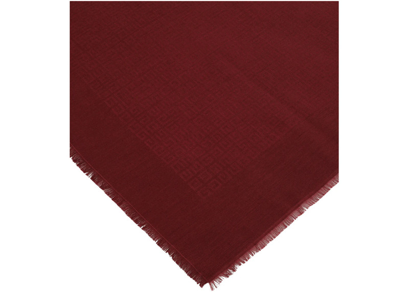 Givenchy Givenchy Oversized 4G Logo Scarf Oxblood Red outlook