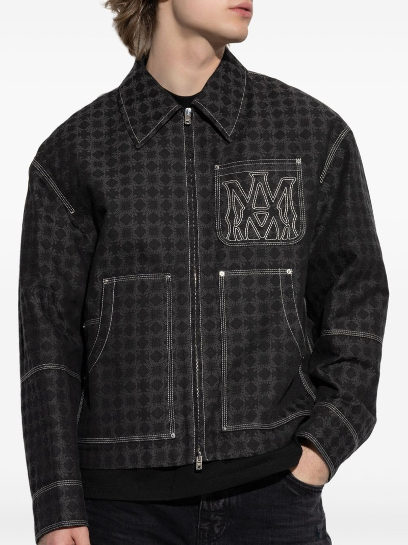 printed zip-up jacket 3