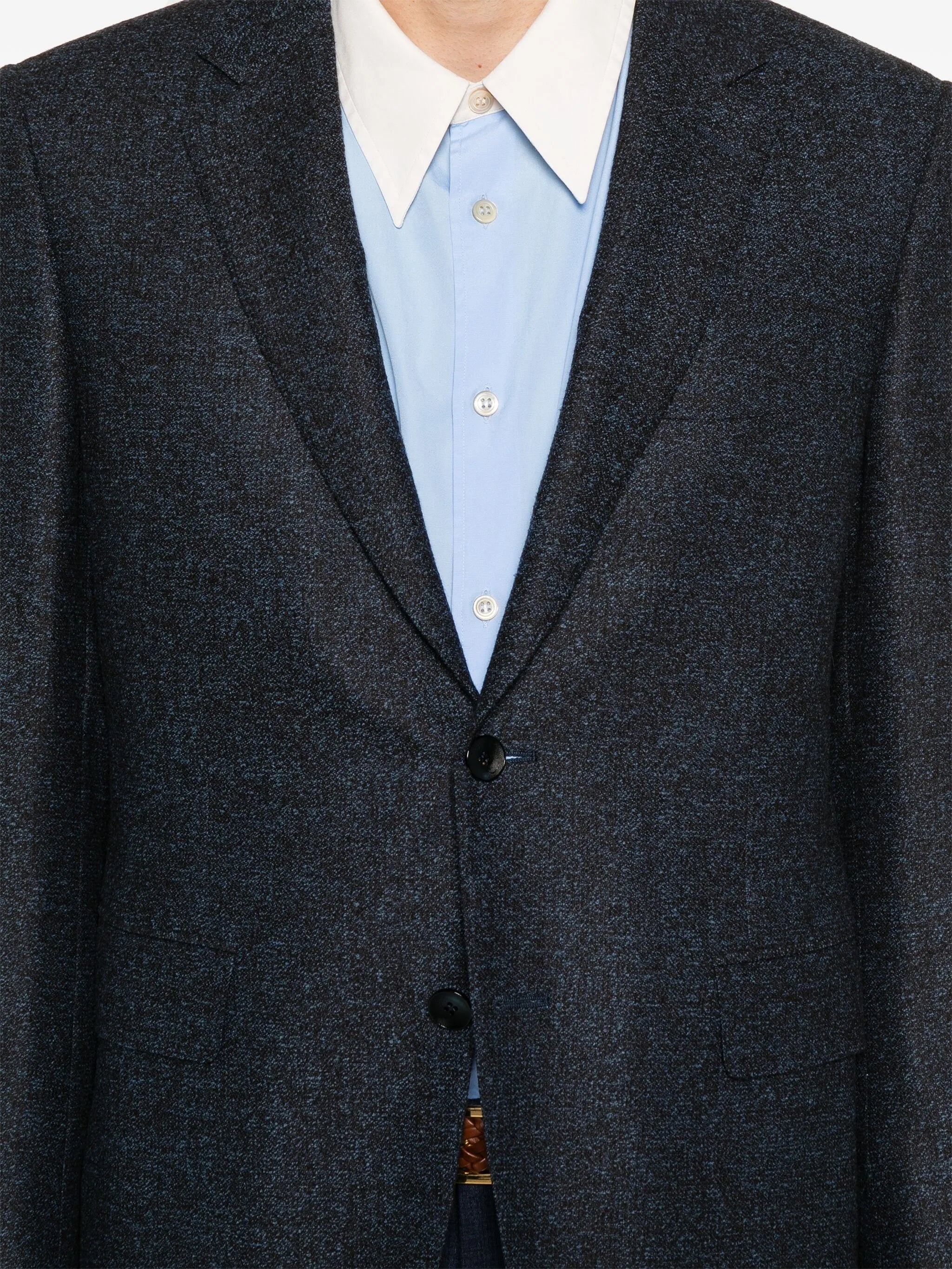 Mélange-effect Blazer - 2