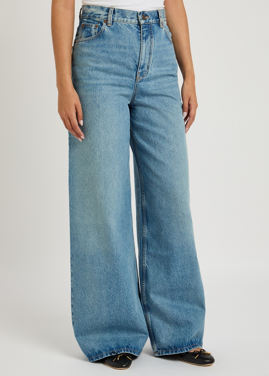 Chloe Wide-leg Denim Jeans - 2
