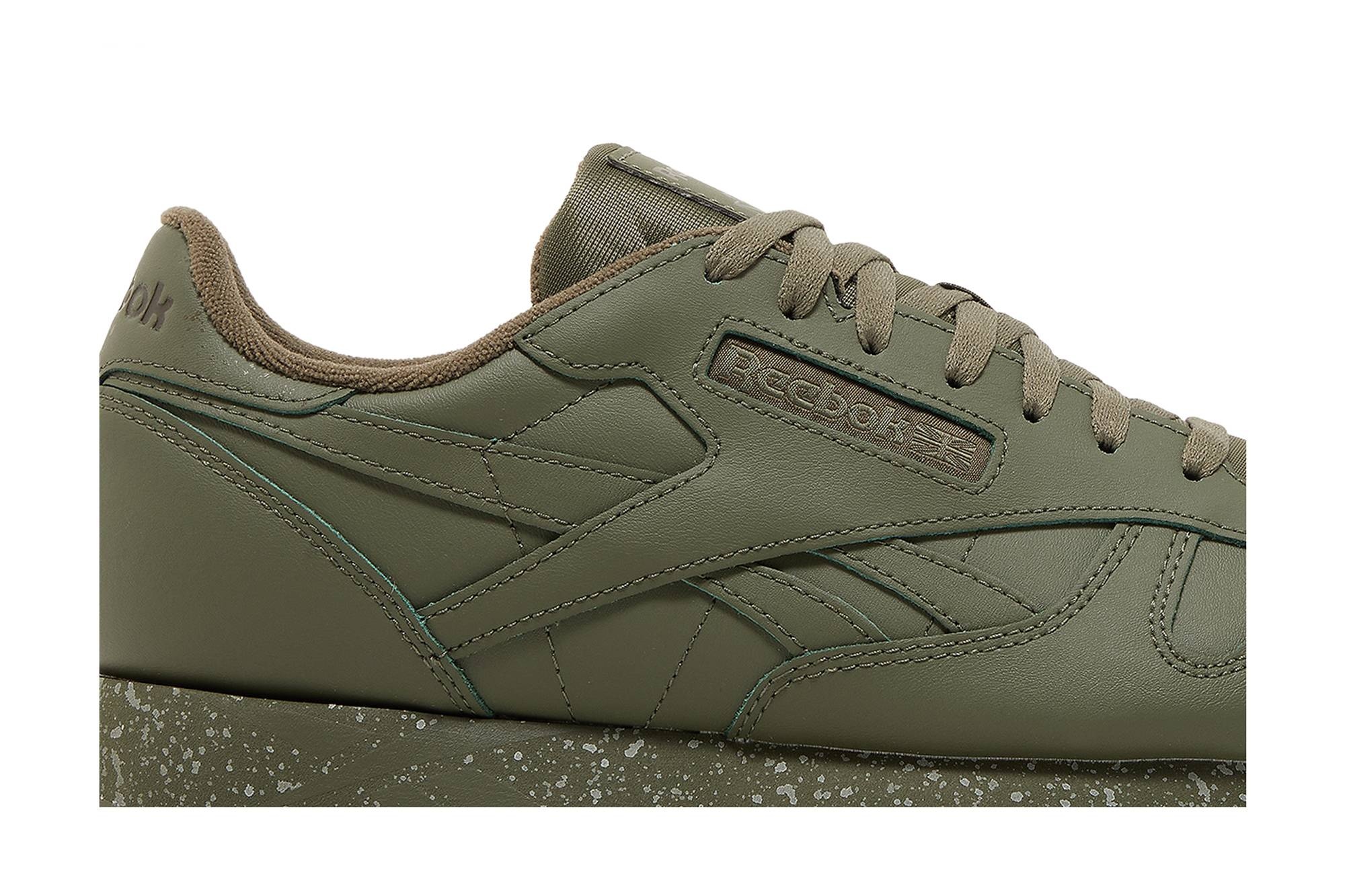 Reebok Classic Leather Ripple Hunter Green REVERSIBLE