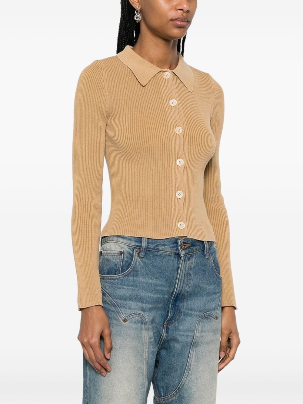 Mazzy fine ribbed cardigan - 3