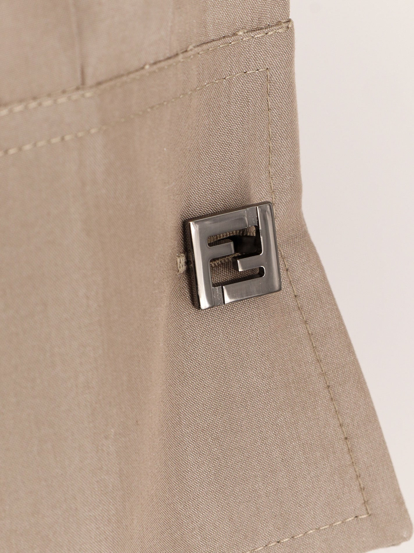 Fendi Women Cotton And Silk Chemisiere Dress - 5