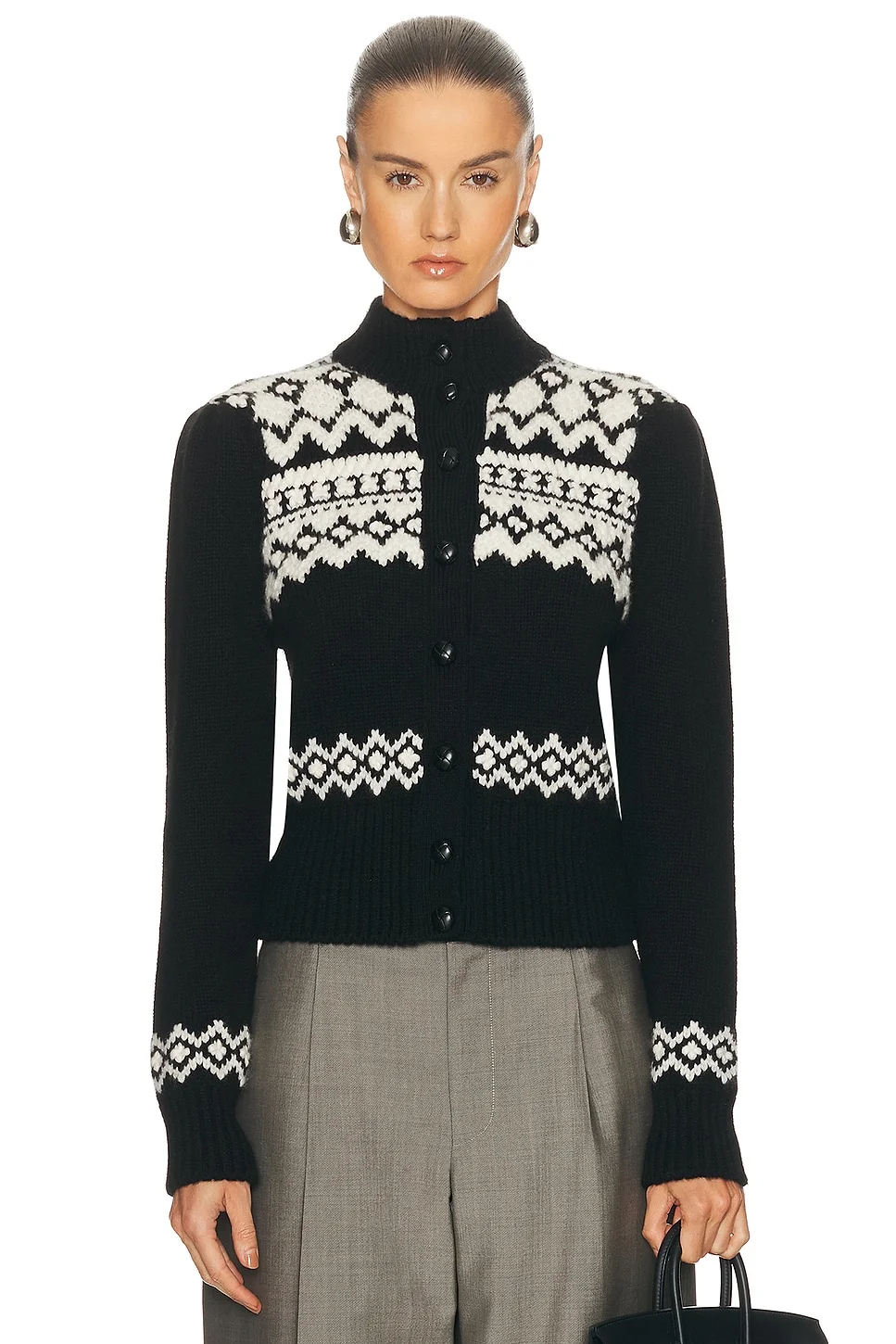 Cropped Cardigan - 1