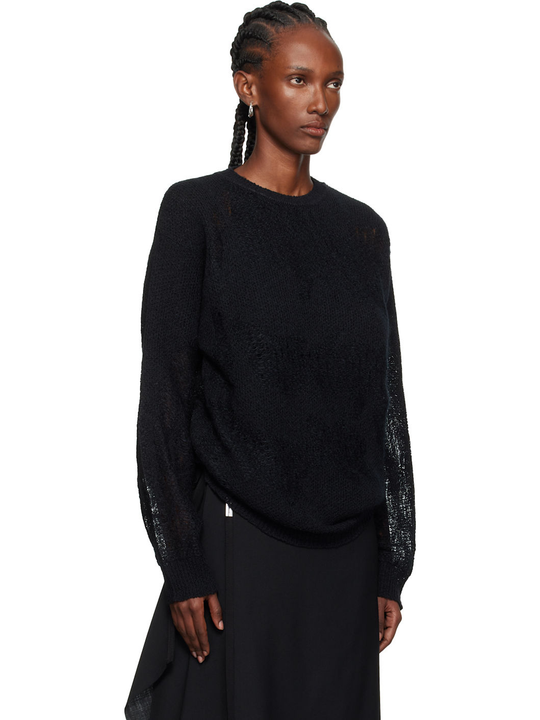 Black Lalla Oversize Sweater - 2