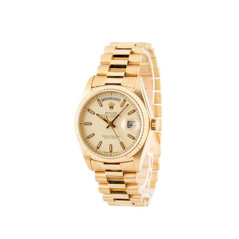 Rolex Day-Date President 18038 Jubilee Dial - 2