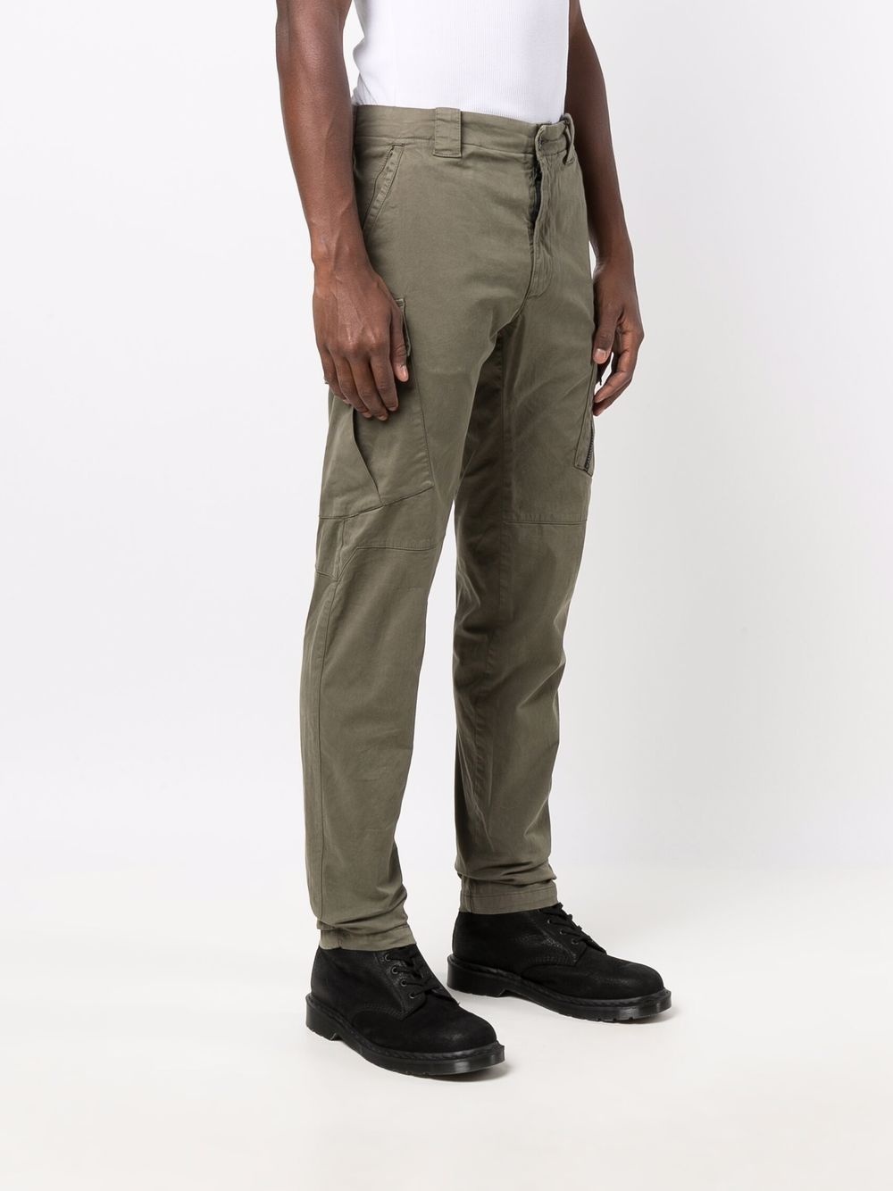 logo-patch multiple-pocket trousers - 3