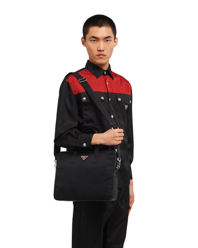 Prada Nylon and Saffiano Leather Work Bag outlook
