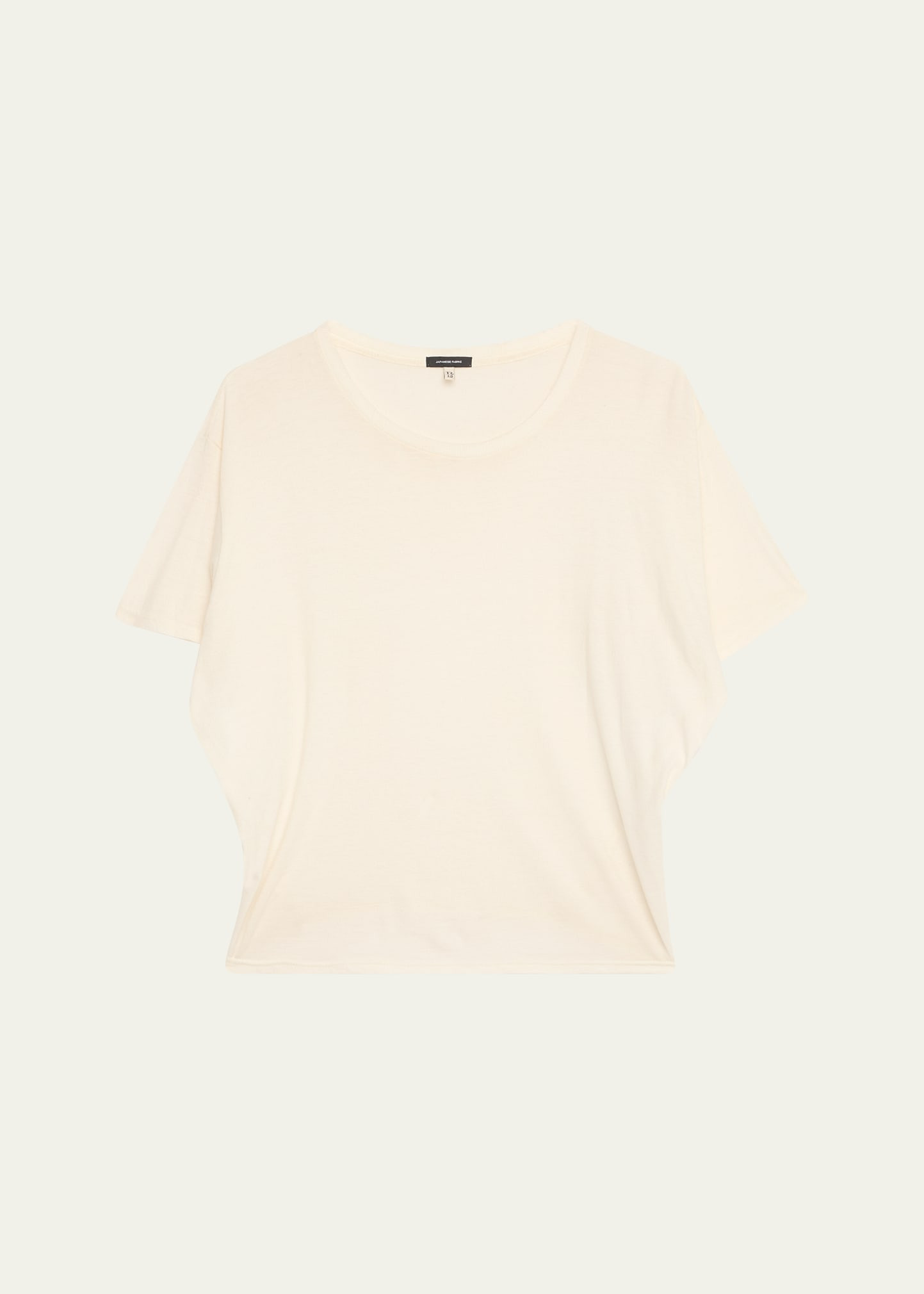 Cashmere-Blend Tight Waist Tee - 1