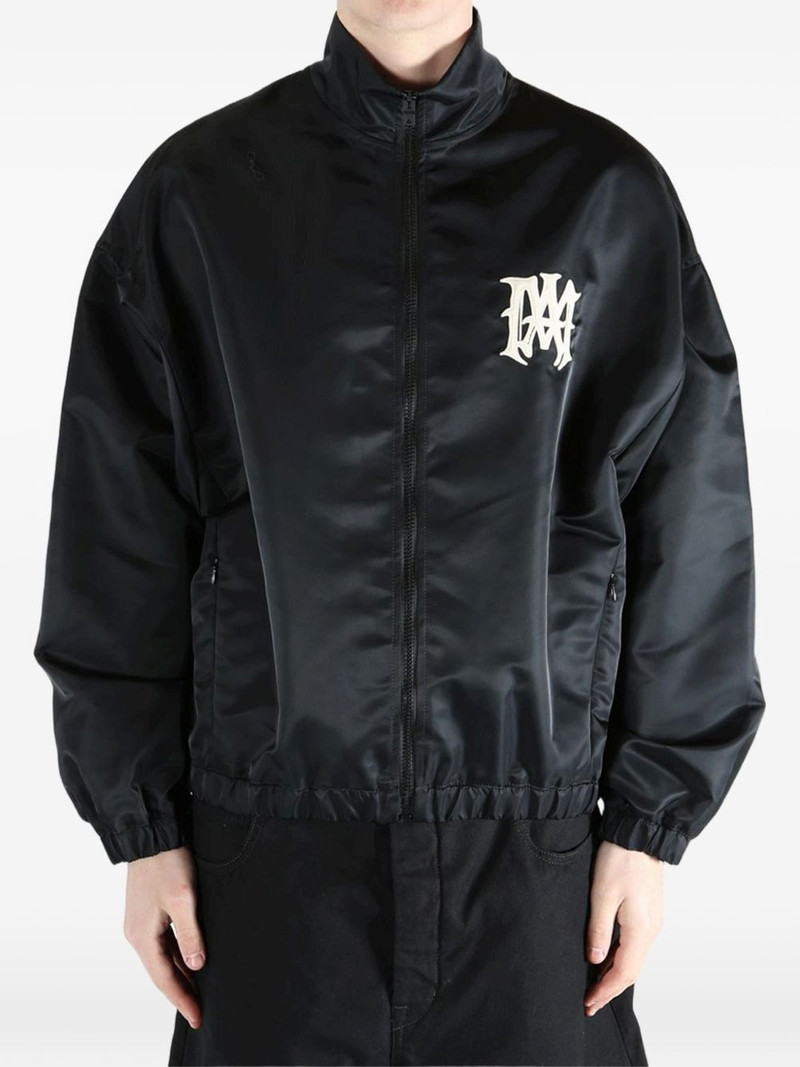 AMIRI zip-fastening logo-print jacket outlook