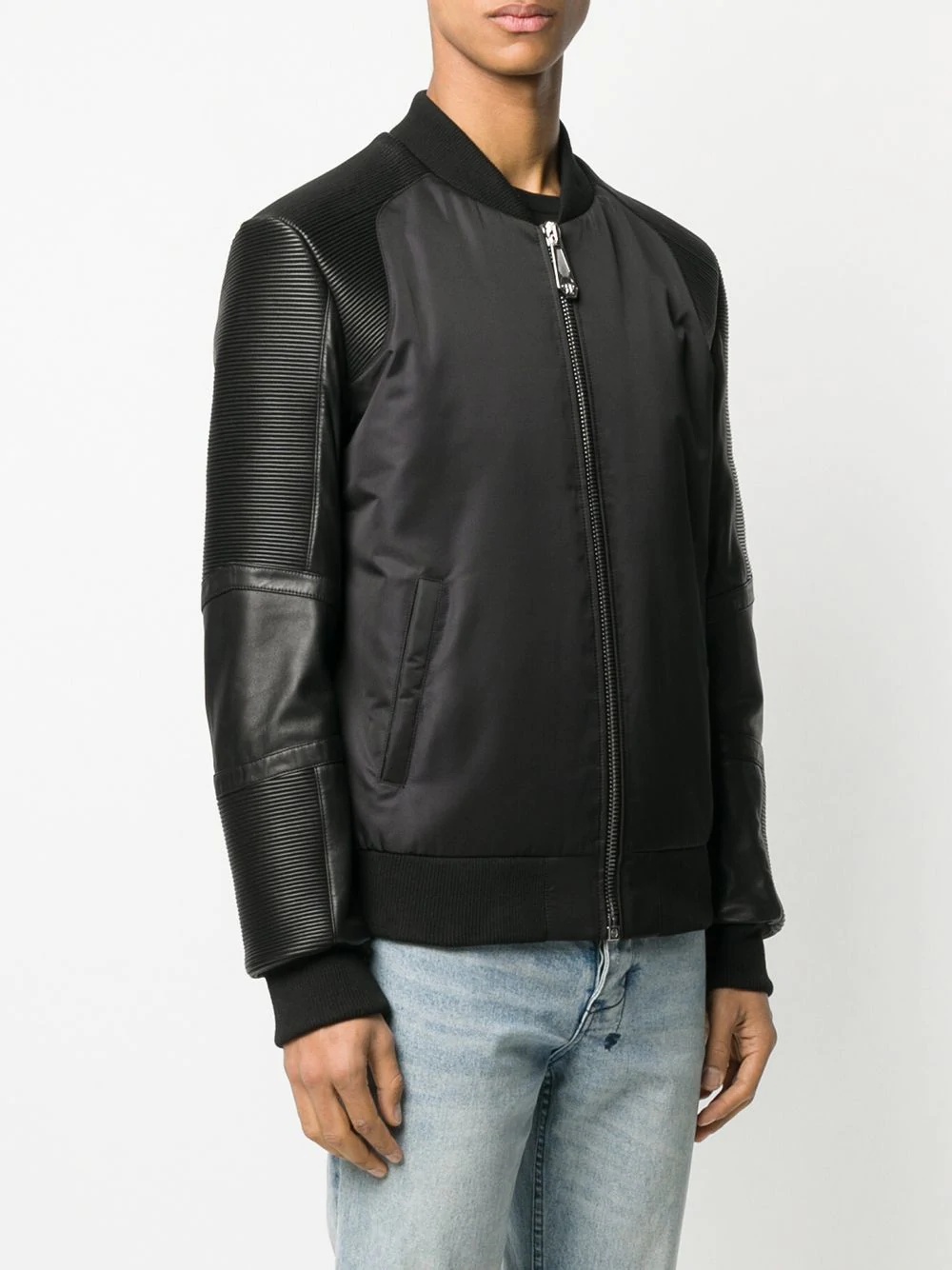 leather bomber jacket - 3