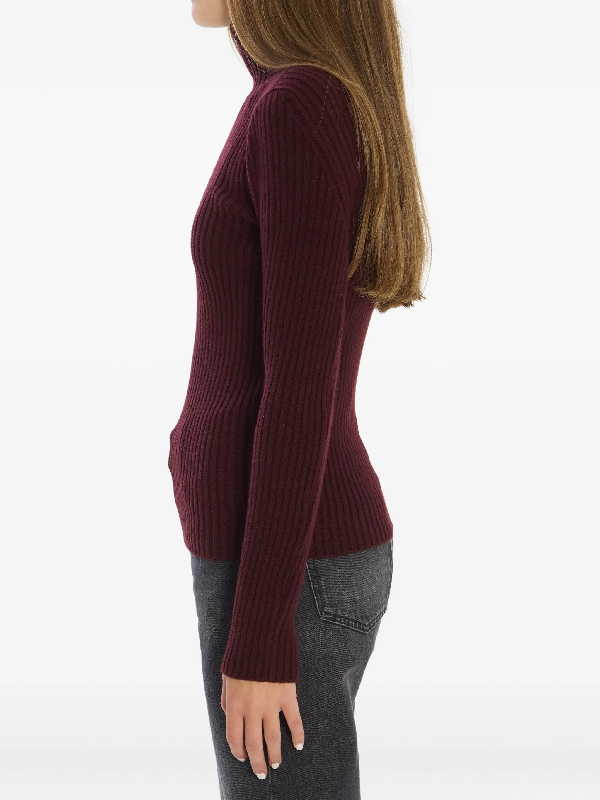 Max Mara Ribbed High-neck Sweater - 2