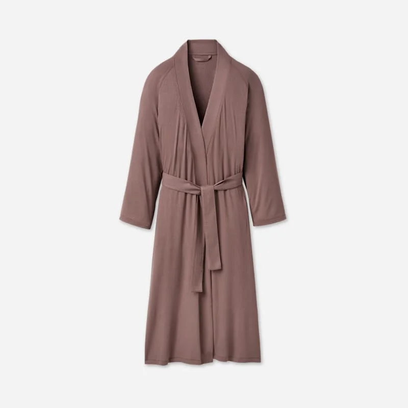 ® Women's Myra Rib Robe Tops in Allspice - 1