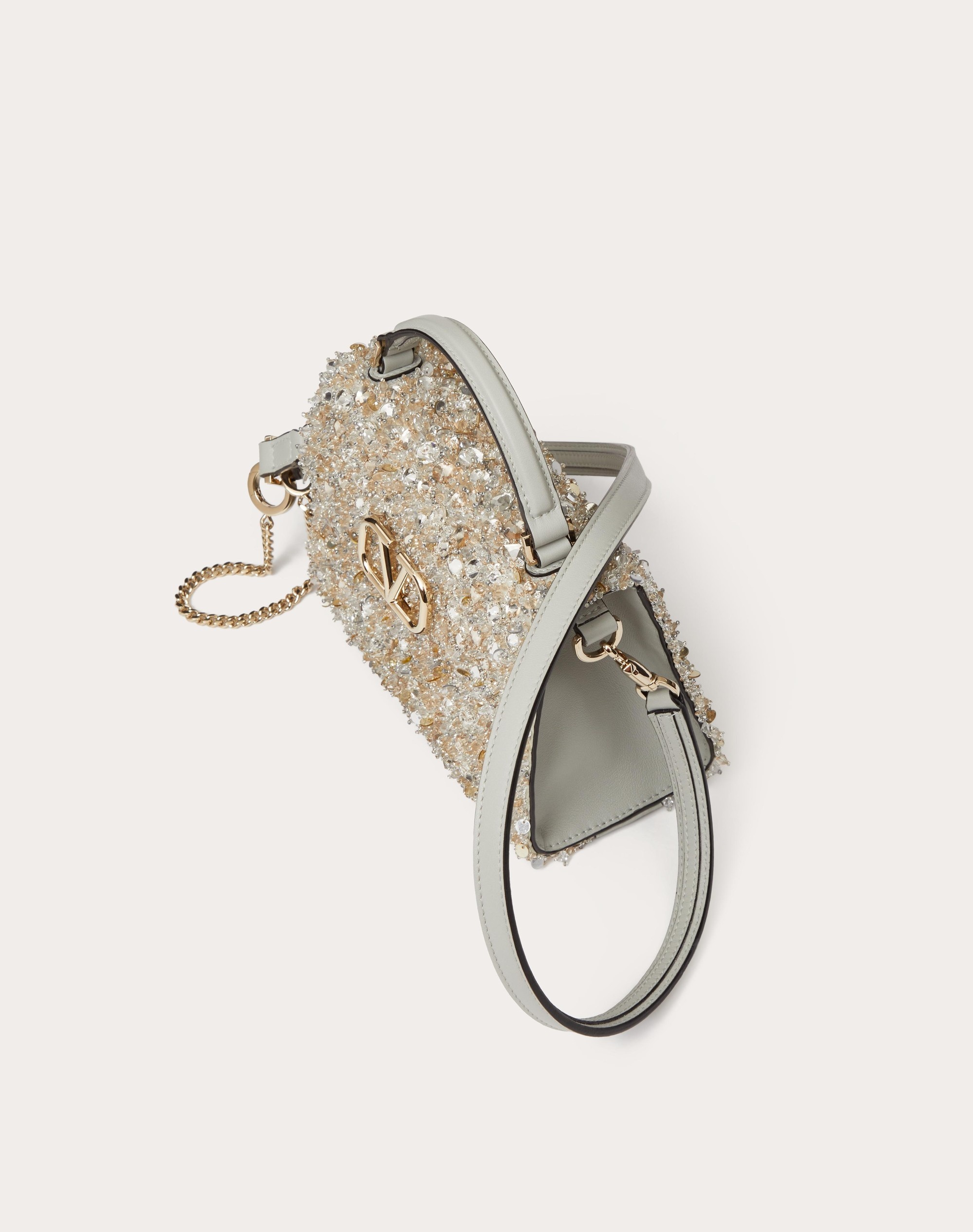 MINI VSLING HANDBAG WITH 3D EMBROIDERY - 6