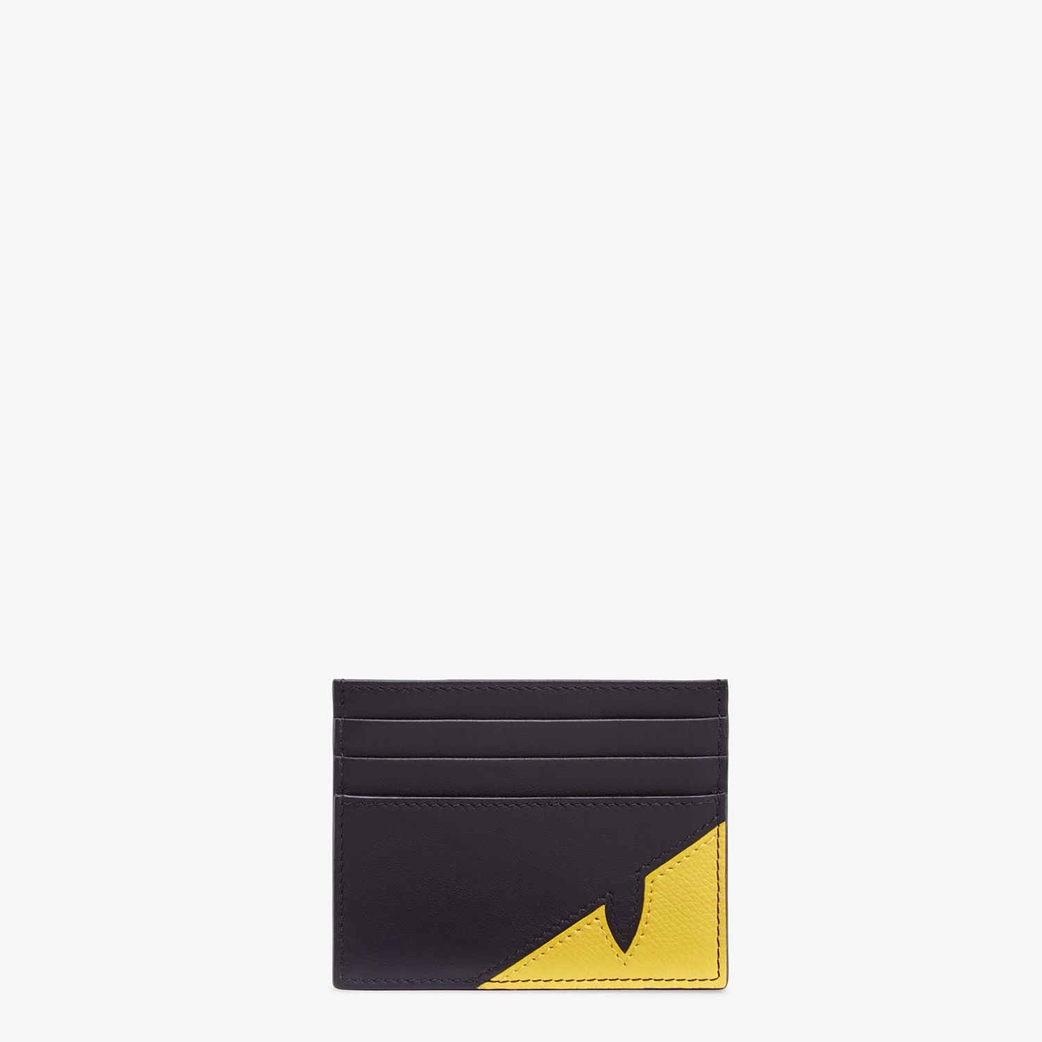 Black calfskin card holder - 1