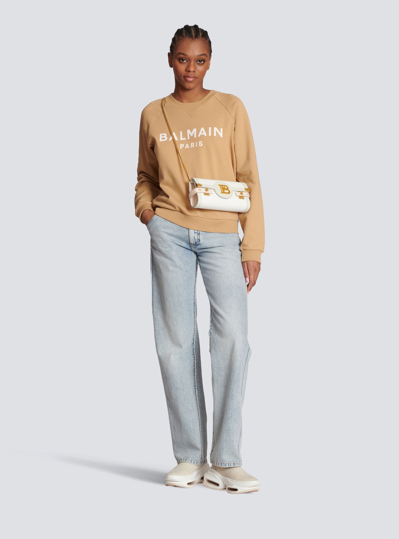 Balmain Cotton printed Balmain logo sweatshirt outlook