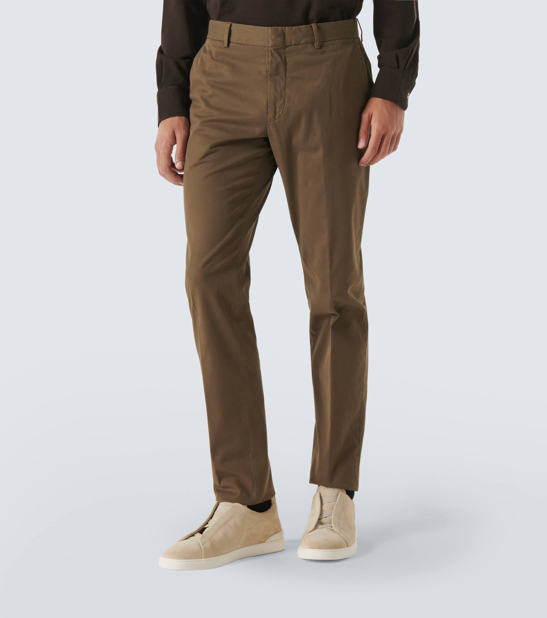 Cotton-blend chinos - 3