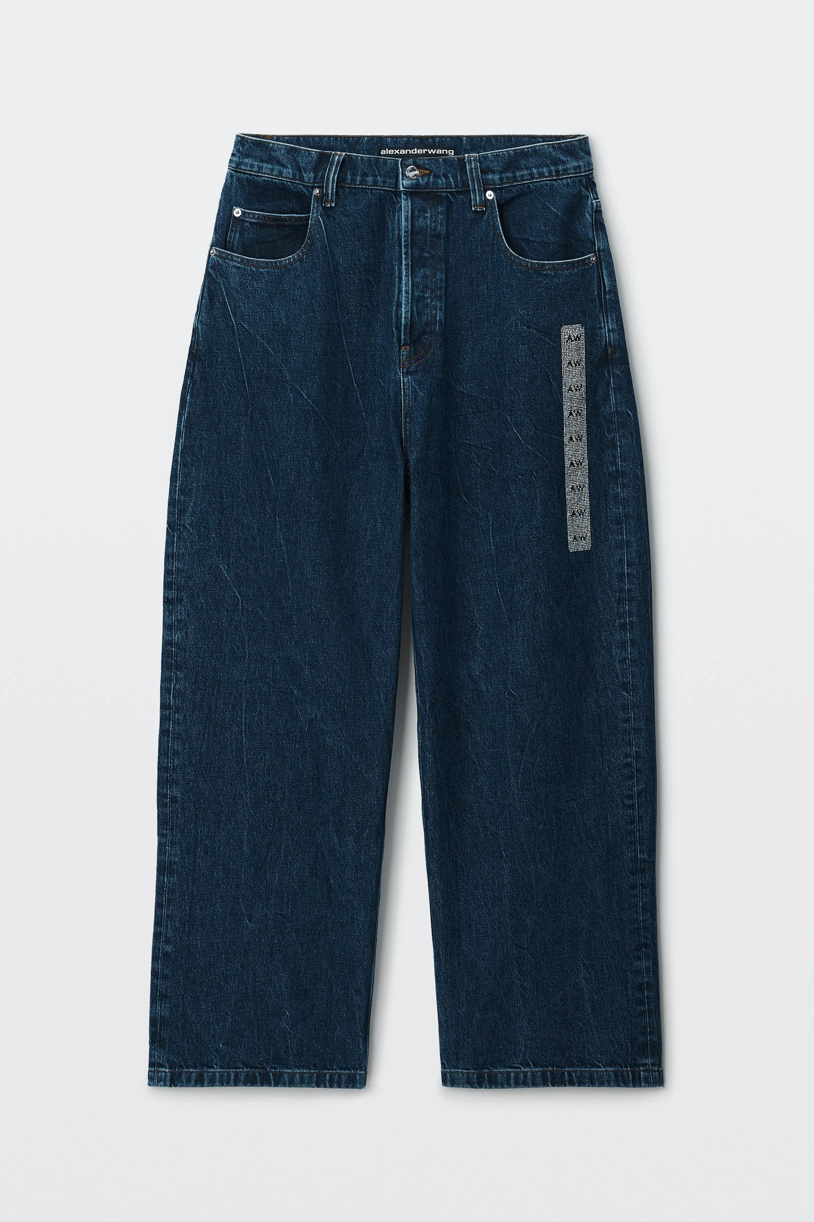 unisex jean with graphic - 1