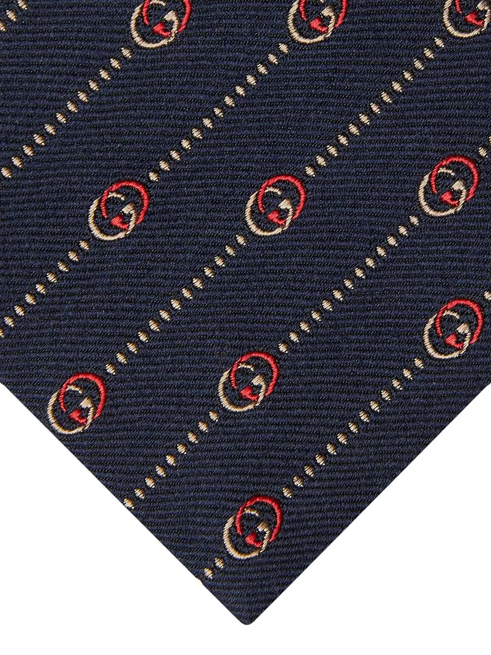 logo-embroidered tie - 2