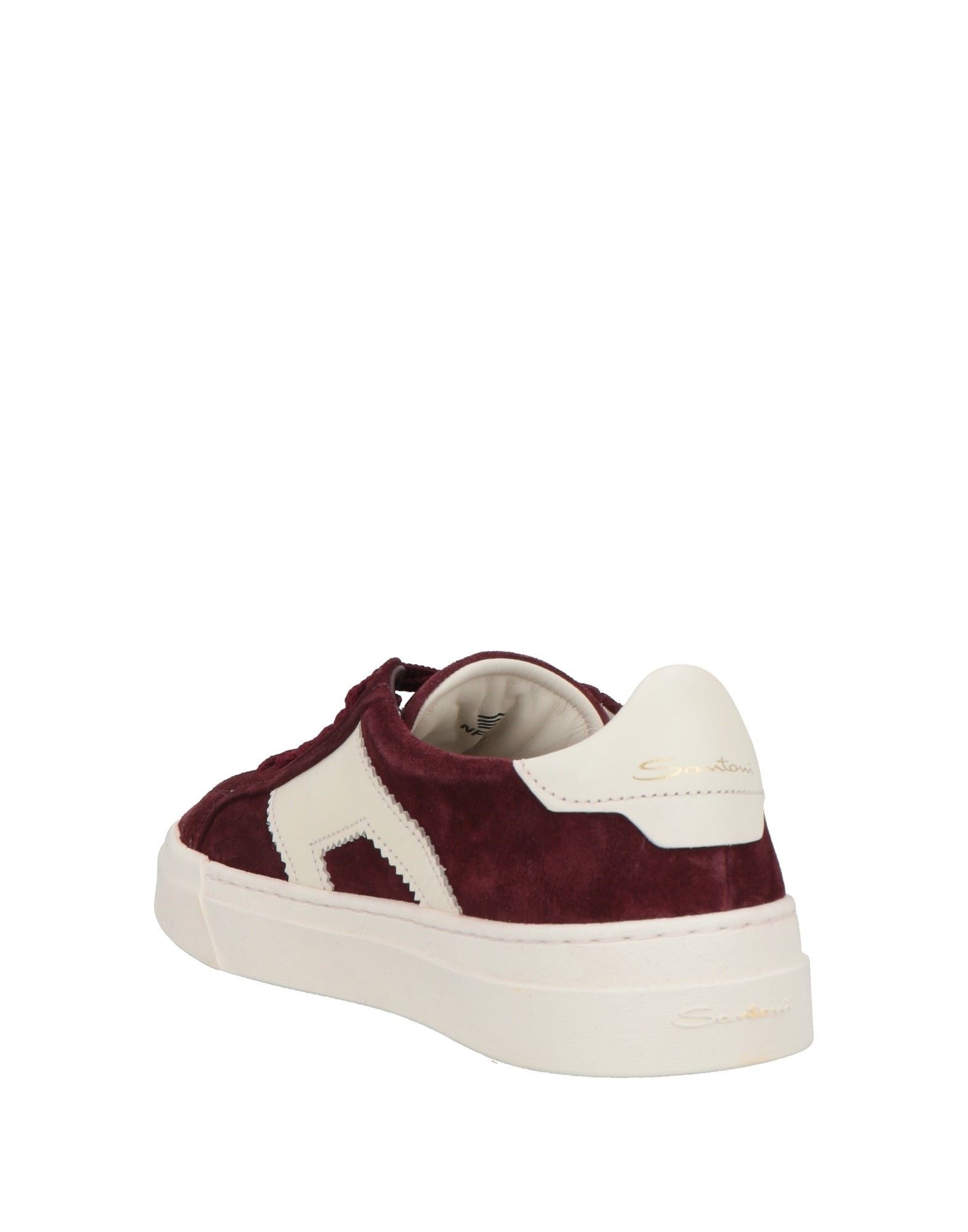 Burgundy Men's Sneakers - 3