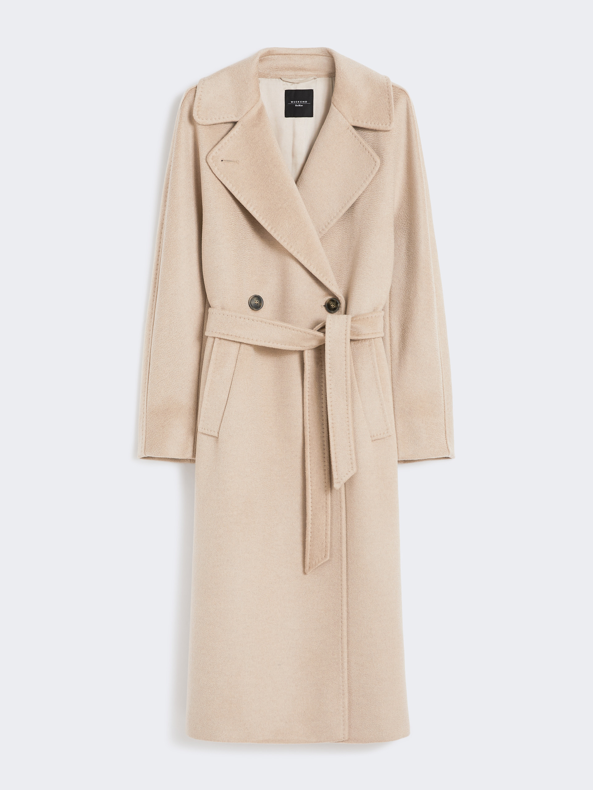 RESINA Double-breasted wool midi coat - 1