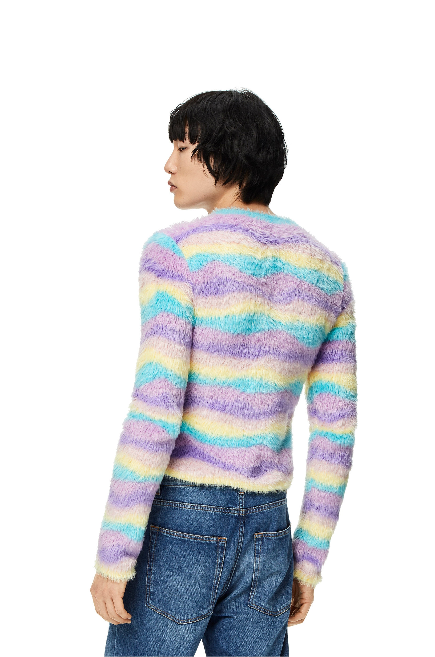 Multicolour stripe sweater - 4