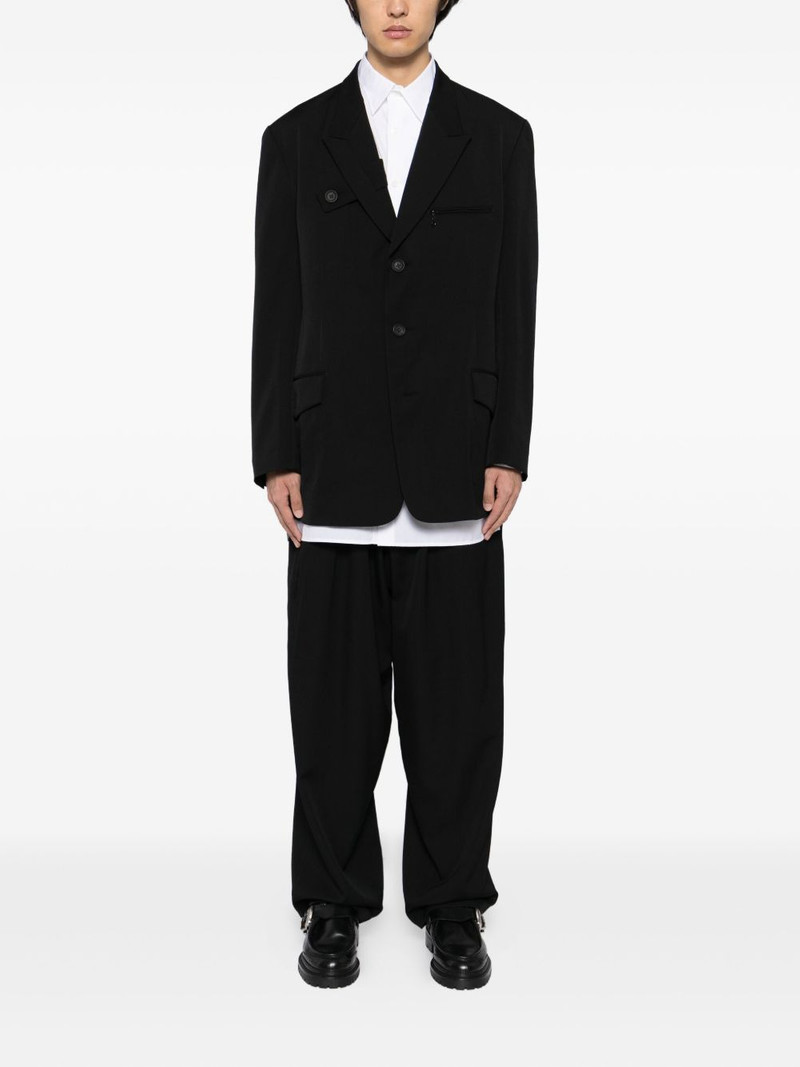 Yohji Yamamoto wool gabardine blazer outlook
