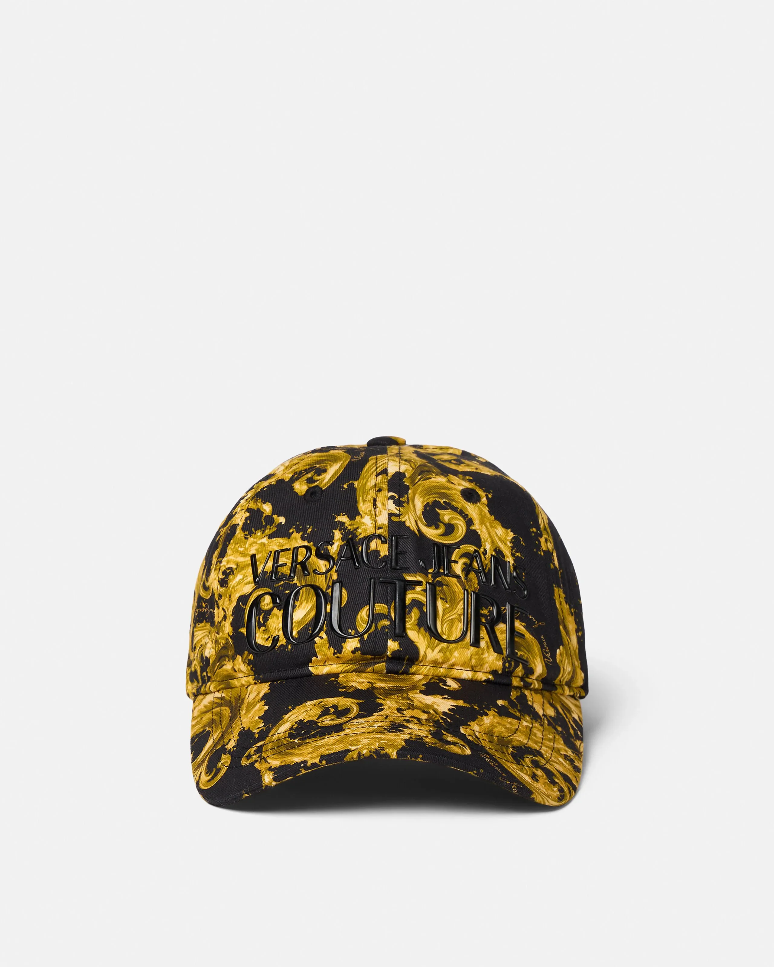 Printed Canvas Baseball Cap - 1