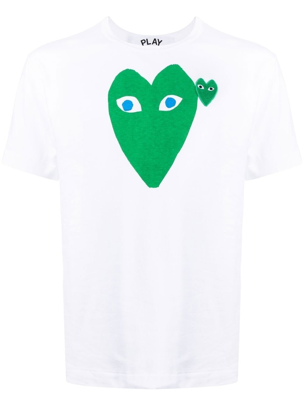 heart-print cotton T-shirt - 1