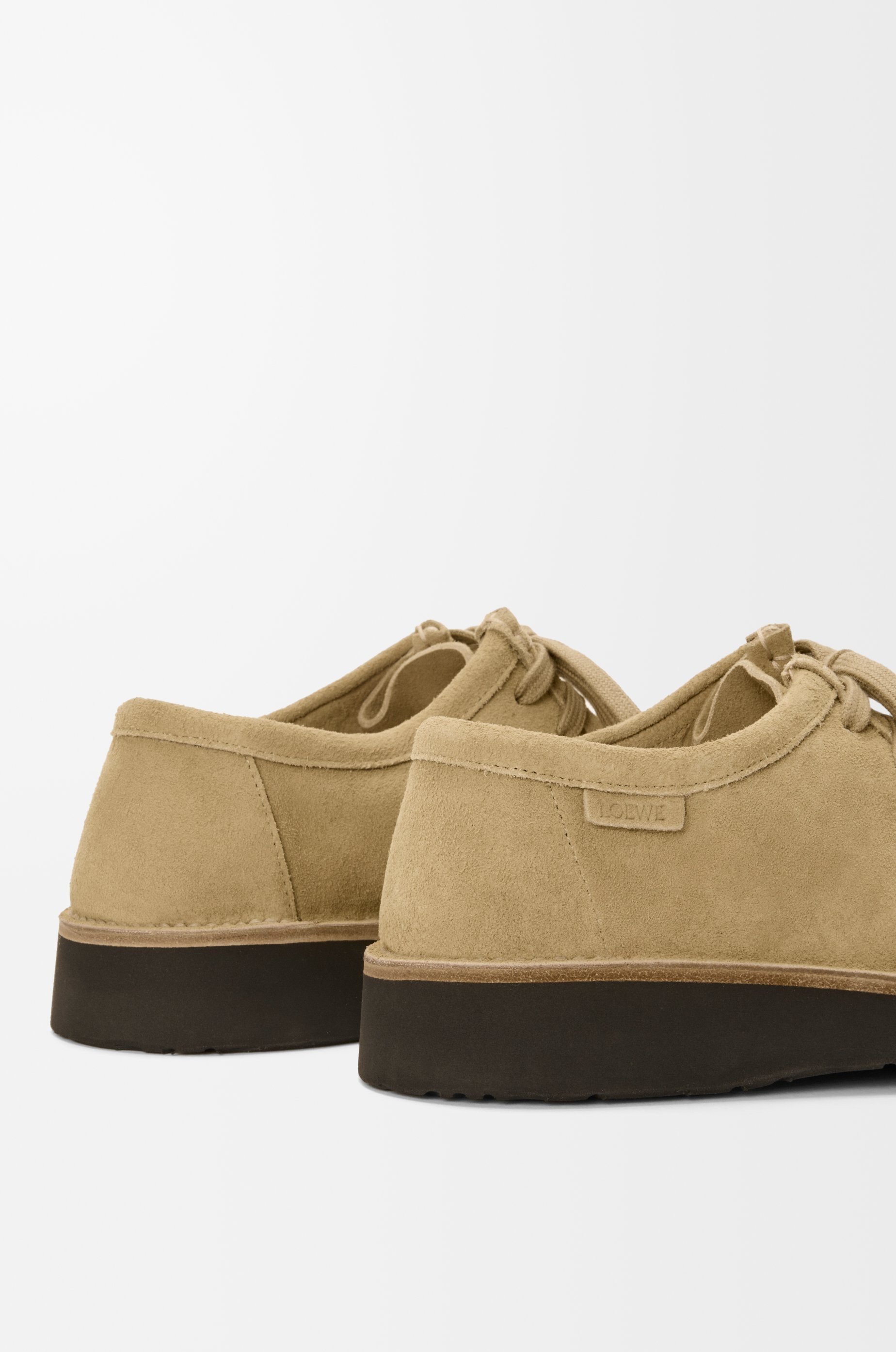 Faro lace-up in suede calfskin - 5