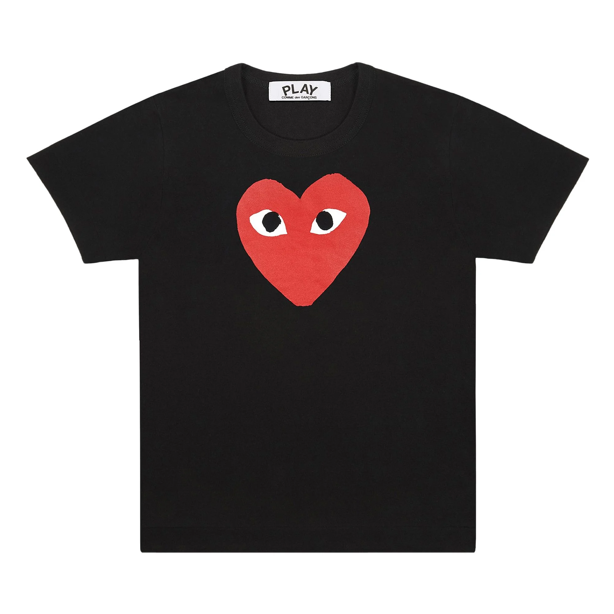 Comme des Garçons PLAY Red Heart T-Shirt 'Black' - 1