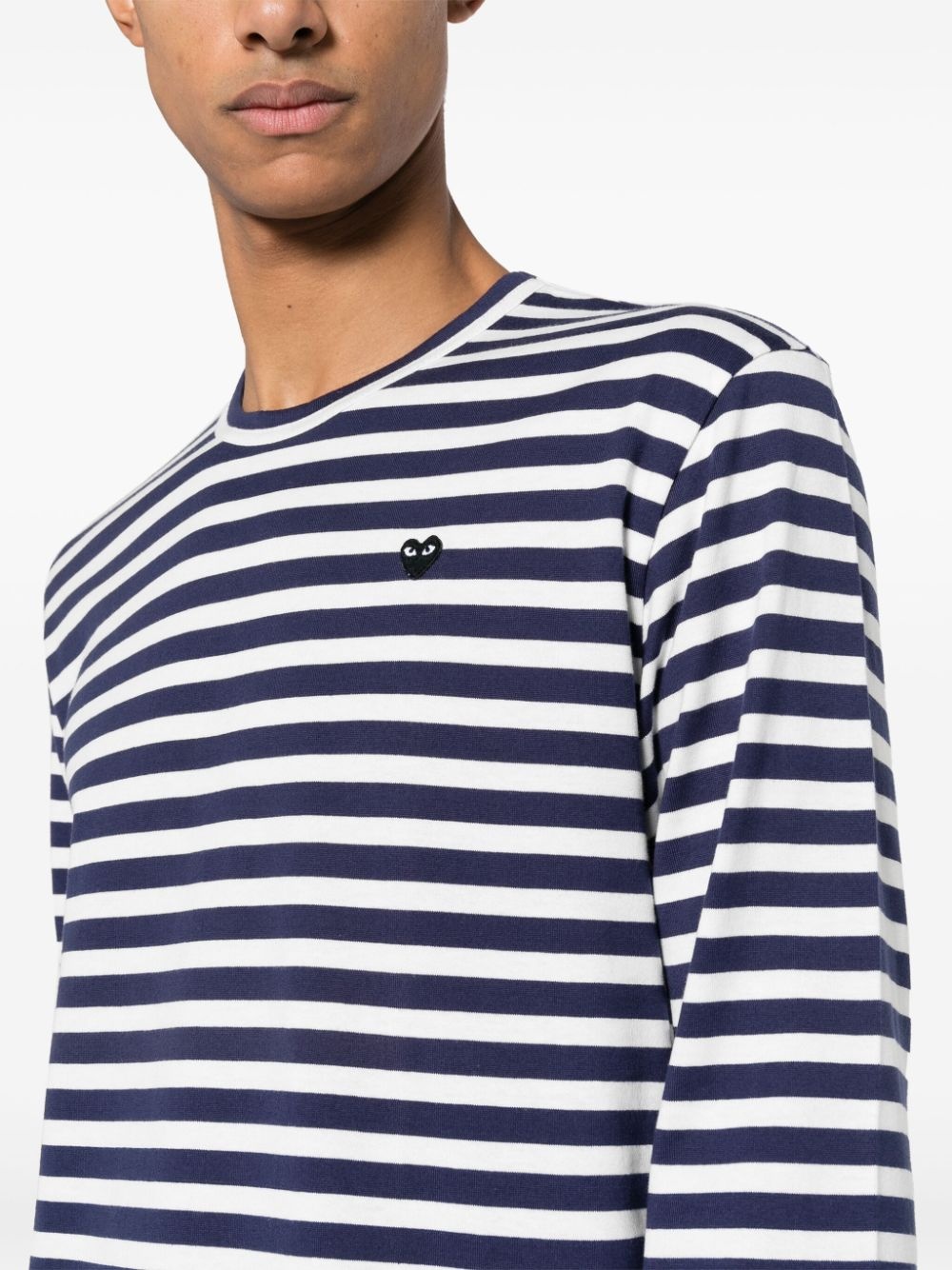 striped T-shirt - 5