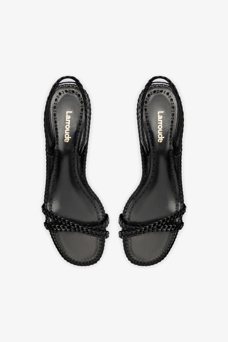 Mini Annie Sandal In Black Leather 7