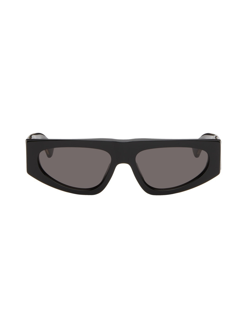 Black Rectangular Sunglasses - 1