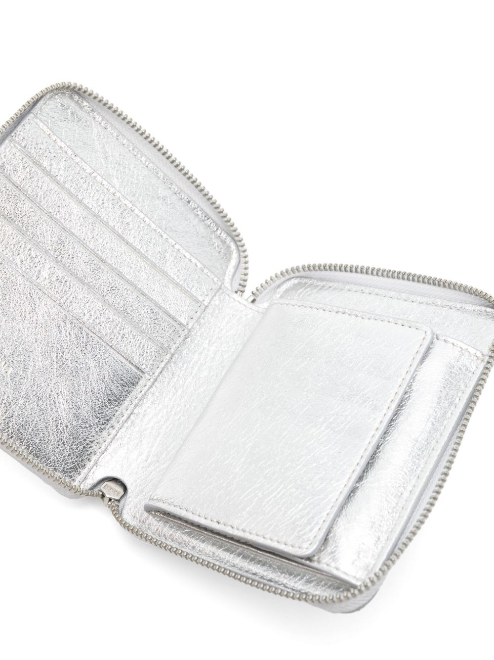 metallic zip wallet - 3