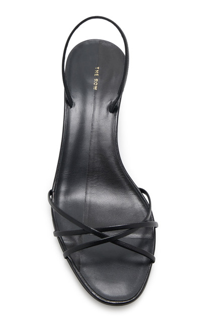 The Row Harlow Leather Sandals black outlook