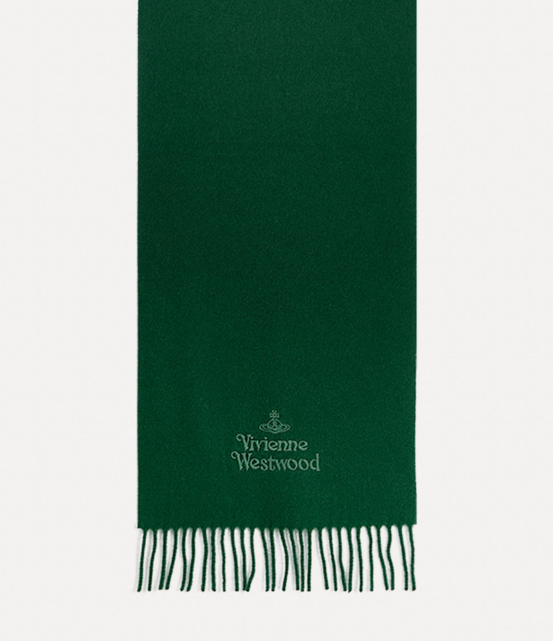 Vivienne Westwood EMBROIDERED LOGO SCARF outlook