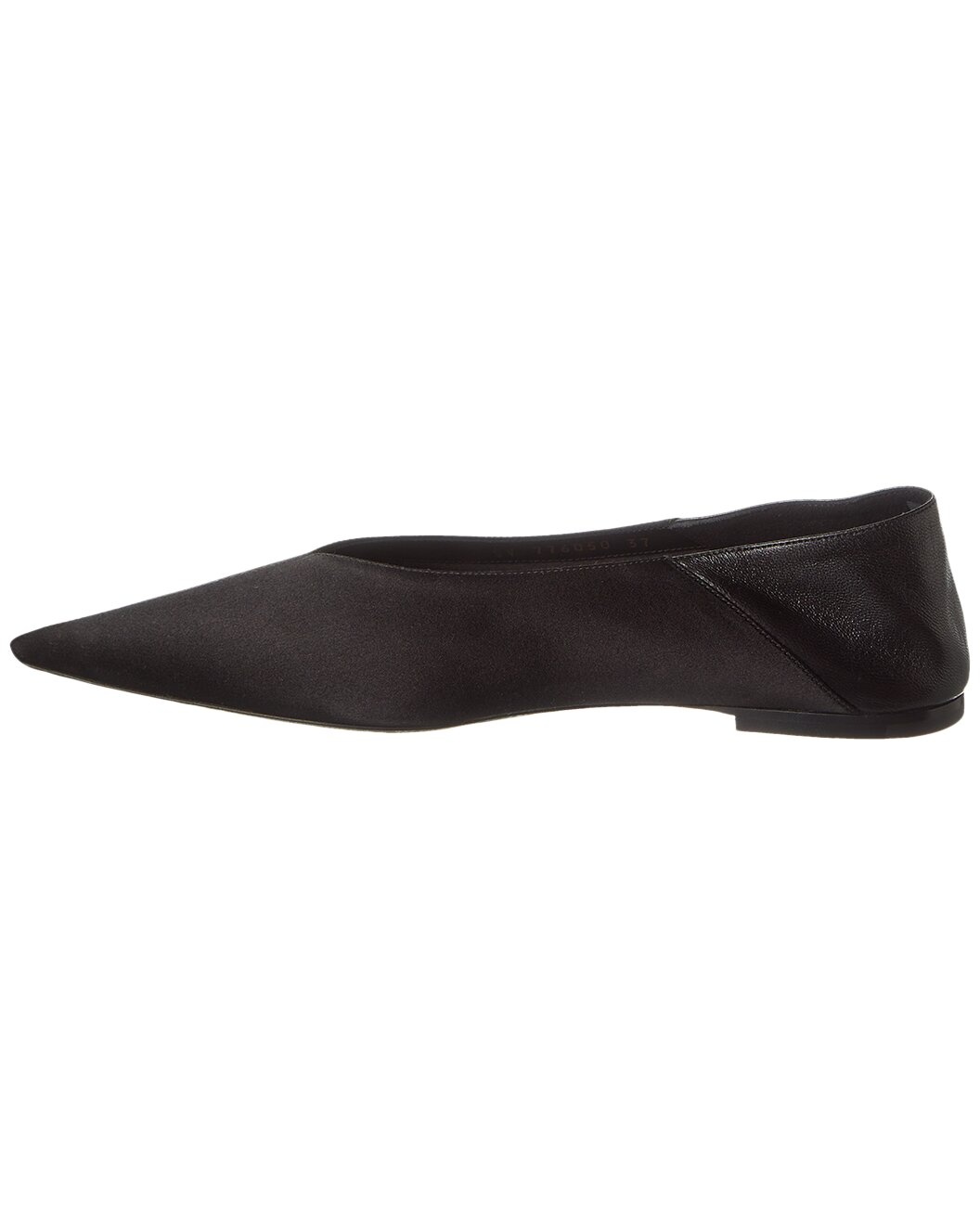 Saint Laurent Nour Silk & Leather Slipper - 2